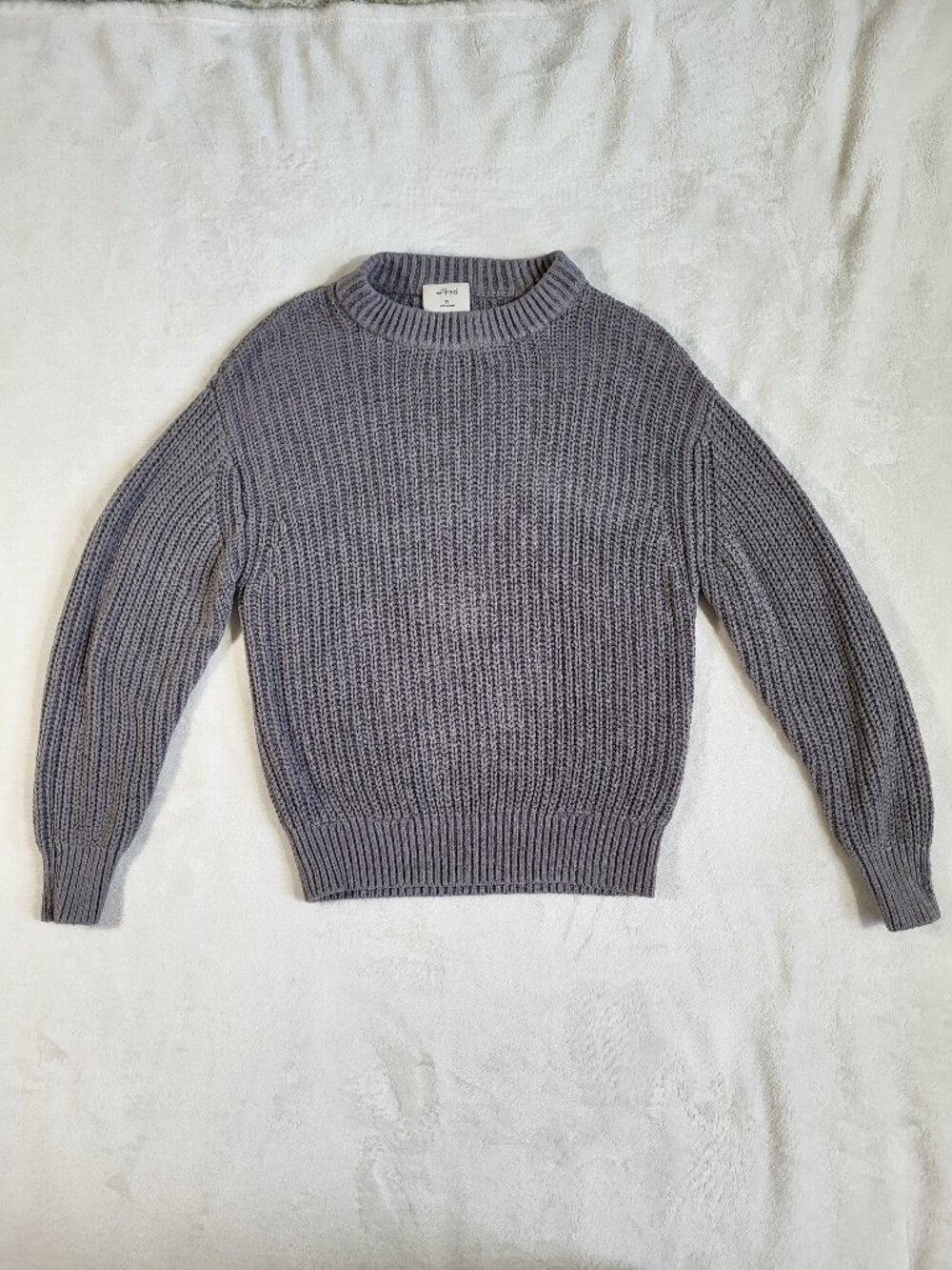 Aritzia Wilfred Salette Chenille Crewneck Sweater | XS